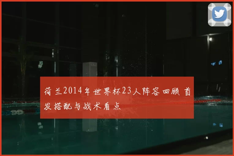 荷兰2014年世界杯23人阵容回顾 首发搭配与战术看点